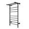 Warmlyyours Summit Towel Warmer, Black, Dual Connection, 8 Bars & Heated 3-Bar Shelf TW-SUM08KS-HP - alternate 1